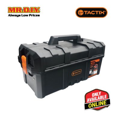TACTIX Cantilever Plastic Tool Box Organizer 320350 (47cm / 18-1/2&quot;) (47 x 23 x 24.5cm)