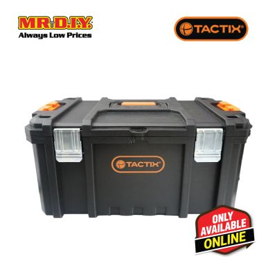 TACTIX Durable Middle Tool Box Storage Organizer Light Modular System 320384 (51.2 x 28.5 x 26.3 cm)