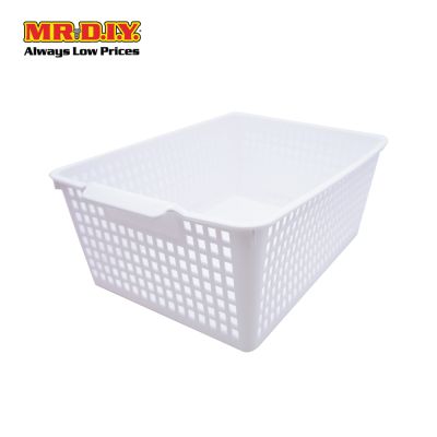 (MR.DIY) Durable Plastic Storage Multi-Purpose Basket Organizer (30.5 x 26cm)