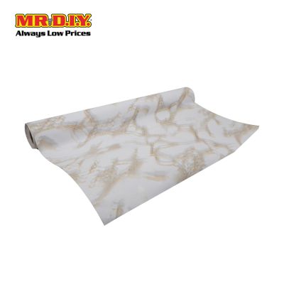 (MR.DIY) PVC Self-Adhesive Marble Wallpaper (45cmx5m)