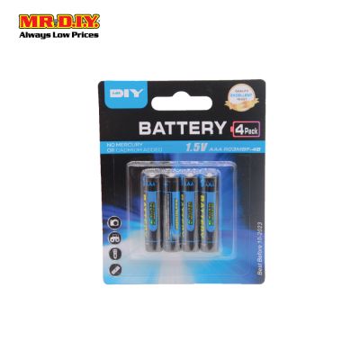 (MR.DIY) Super Extra AAA Battery (4pcs)