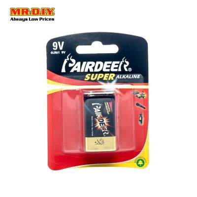 PAIRDEER Super Alkaline Battery 9V