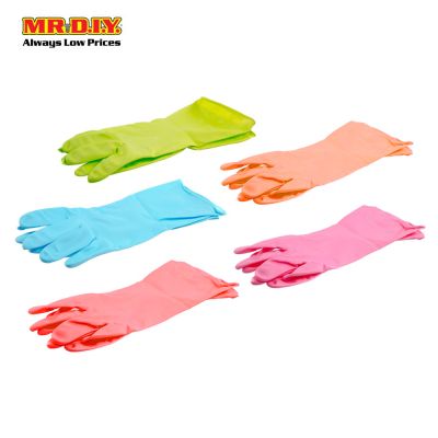 (MR.DIY) Rubber Gloves L (2pcs)