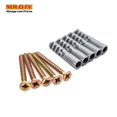 (MR.DIY) Screws &amp; Plugs (5pc)