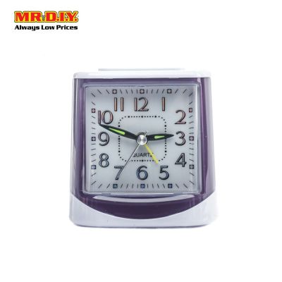 (MR.DIY) Quartz SMALL ALARM CLOCK WITH LIGHT