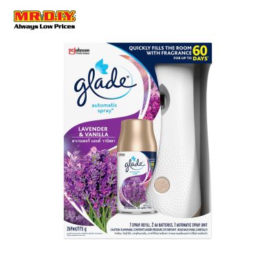 GLADE Automatic 3 in 1 Spray Lavender &amp; Vanilla Starter Kit 175g