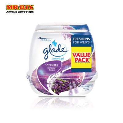 GLADE Air Refreshing Lavender Scented Gel (2 x 180g)