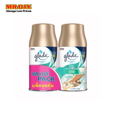 Glade Auto Spray Ref Ocean Escape (2 x 175g) Value Pack