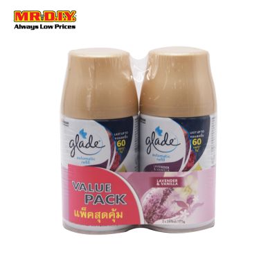 GLADE Auto Spray Refill Lavender &amp; Vanilla (2 X 175g)