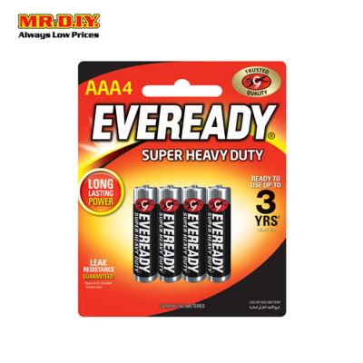 EVEREADY Super Heavy Duty AAA Battery (4pcs)