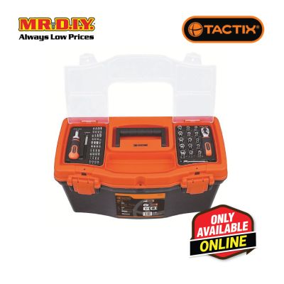TACTIX Tools And Tool Box (40 pieces)