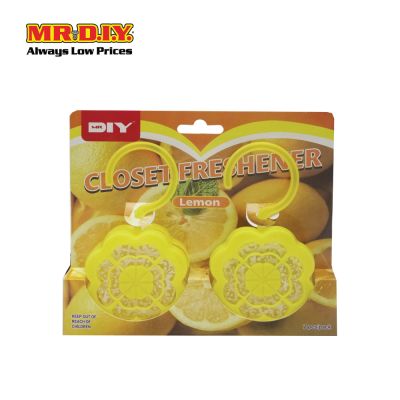(MR.DIY) Hanging Air Freshener Lemon - 2pcs